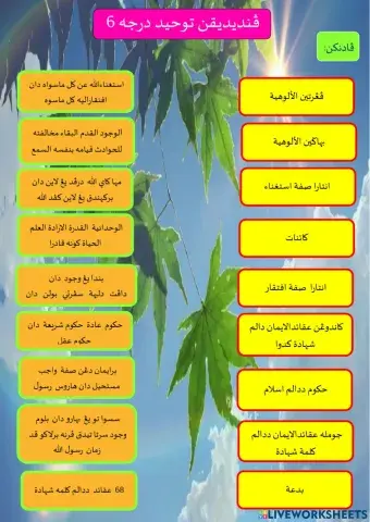 Tauhid ( siti sarizah abdullah)