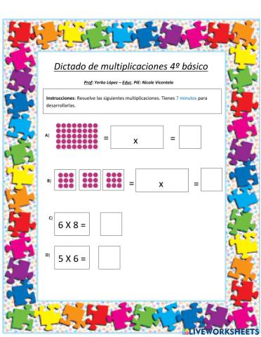 Multiplicaciones