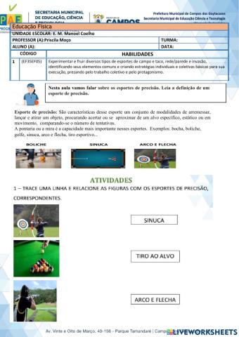 Esporets de Precisão (GOLFE)