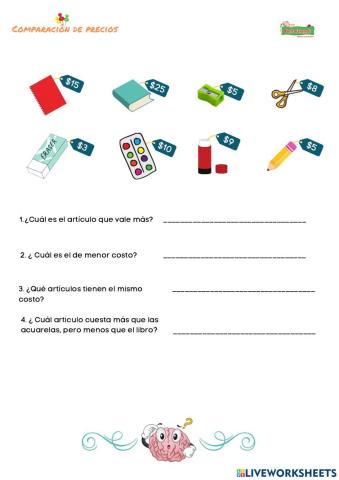 Comparación de precios