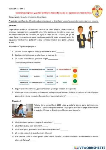CALCULAMOS INGRESOS Y GASTOS FAMILIARES