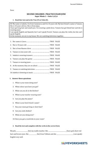 2nd Children practice June 2021