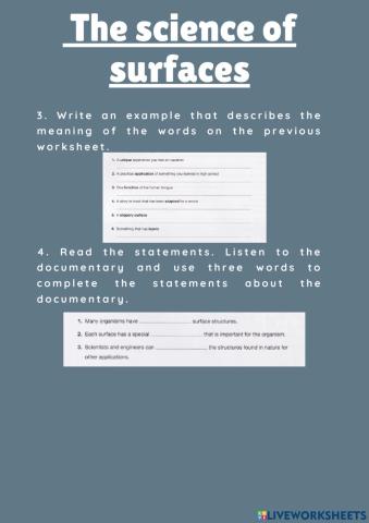 The science of surfaces