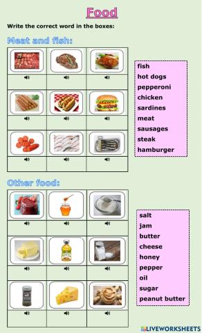 Food - Meat and fish - Other food