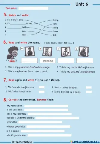 FF 1 - Unit 06 - Test 2