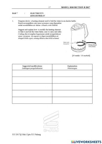 T5-Bhgn C-Bab 3 Elektrik  (JUJ 2017)