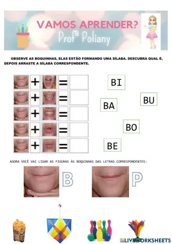 Alfabetização boquinhas