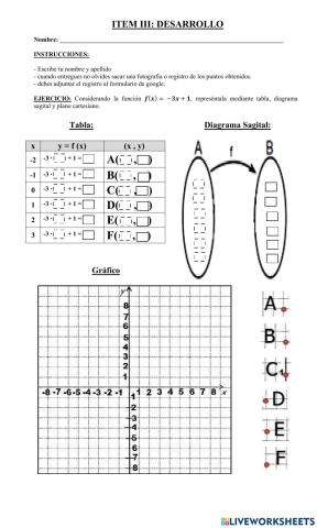 Desarrollo funciones