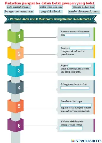 Unit 9 KESELAMATAN TEMPAT TINGGAL