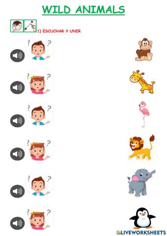 Wild Animals and Actions