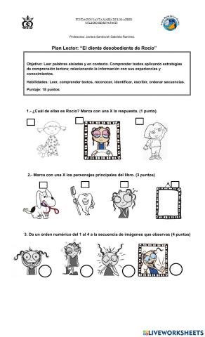 El diente desobediente de Rocío