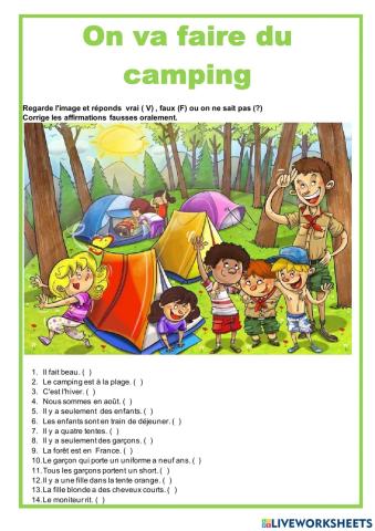 On Fait Du Camping