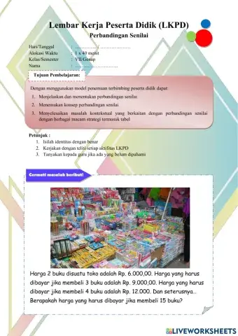 Perbandingan Senilai