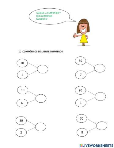 Composición y descomposición de números
