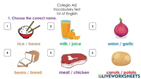 Voc. test Dinnertime!!