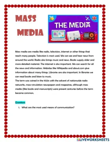 Mass Media