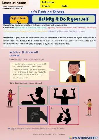 Let-s Reduce Stress - Do it yourself!! week 14