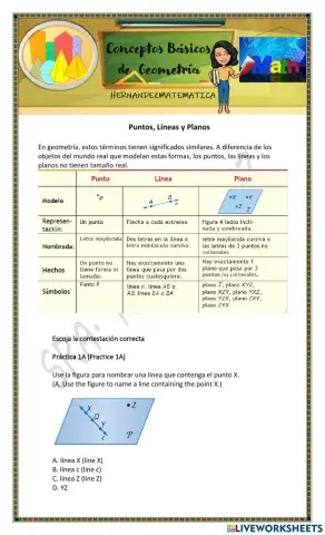 GM Conceptos básicos de geometría