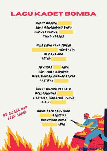 Lagu Kadet Bomba