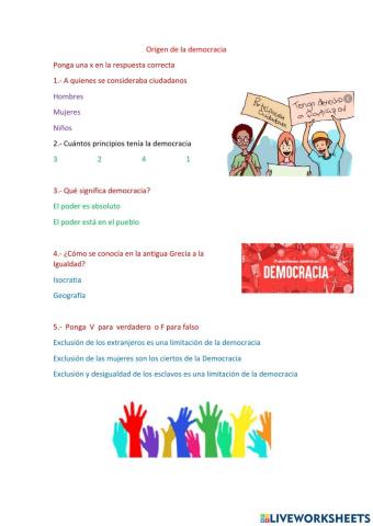 Origen de la democracia