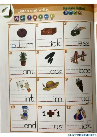 Phonics practice worksheet-1