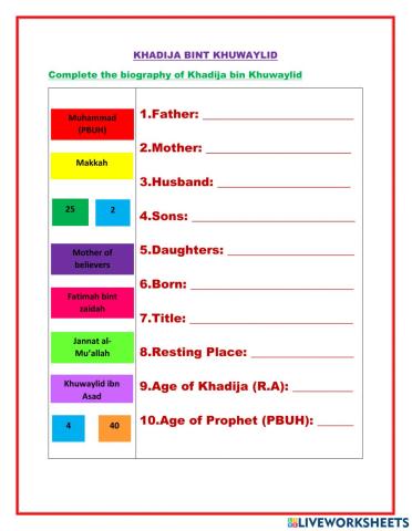 Khadija bint Khuwaylid