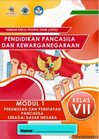LKPD Perumusan Pancasila sbg Dasar Negara