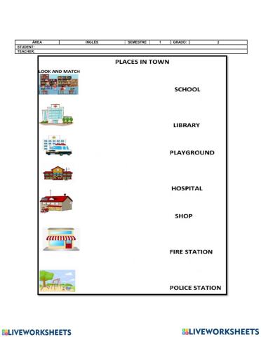 Match the name with correct image