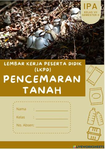 E-LKPD pencemaran tanah RA