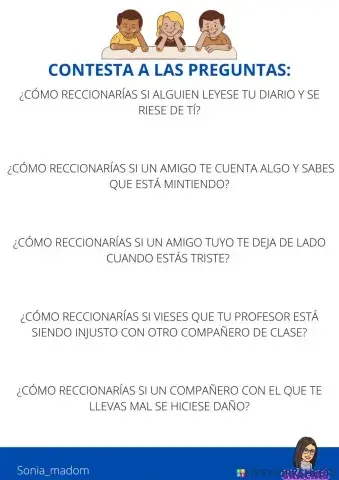 Contesta  a las preguntas