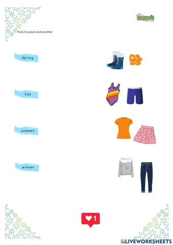 Season and clothes