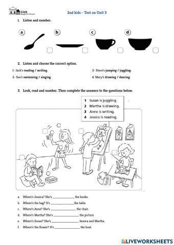 2nd Kids test unit 3