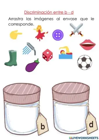 Discriminación b - d