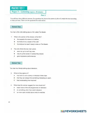 CPE MOCK JUNE 2021 Listening