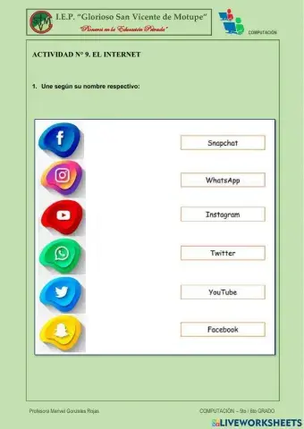 Actividad 9. El Internet.