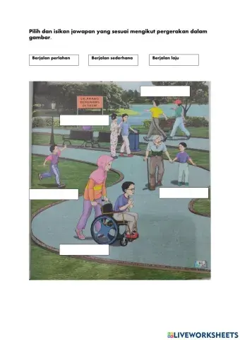 Berjalan sederhana dan laju