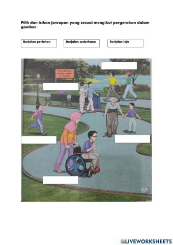 Berjalan sederhana dan laju