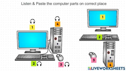 Listen - paste computer parts