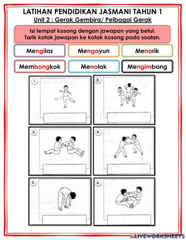 Unit2:Gerak Gembira- Pelbagai Gerak