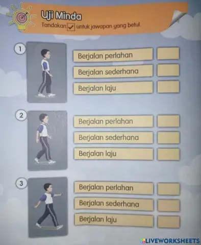 Berjalan sederhana dan laju