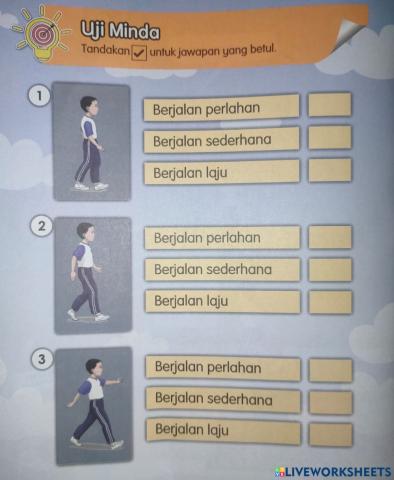 Berjalan sederhana dan laju