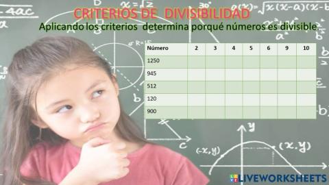 Criteriosm de Divisibilidad