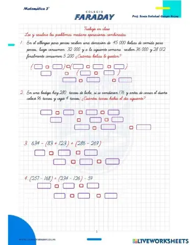 Operaciones combinadas