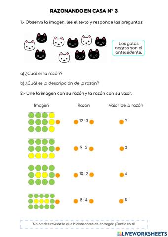Razonando en casa n°3