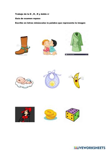 Repaso de lectoescritura