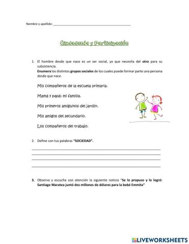 El hombre como ser social