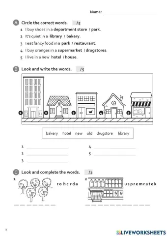 Grade 2 - Unit 13, 14 Test
