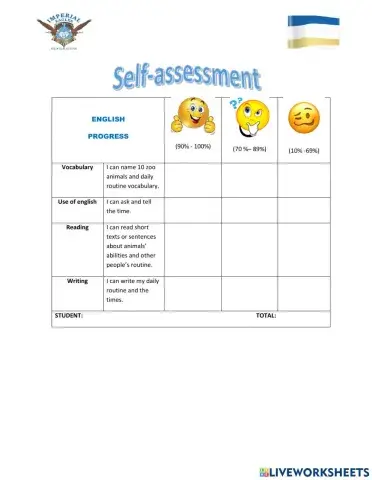 Self assessment