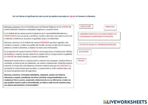 Promesa a la Bandera