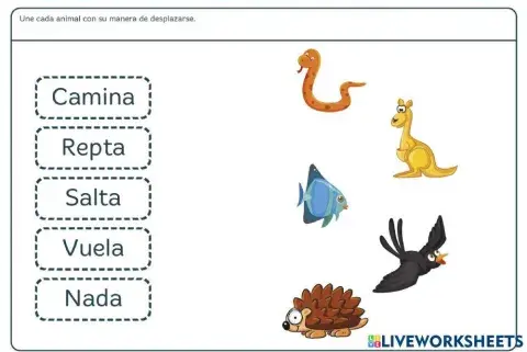 ¿còmo se desplazan?